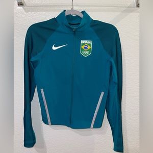 Nike Flex Dri Fit Rio Olympics Team Brazil Jacket